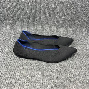 Rothy’s The Point Flats Slip On Shoes Black Women’s Size 8